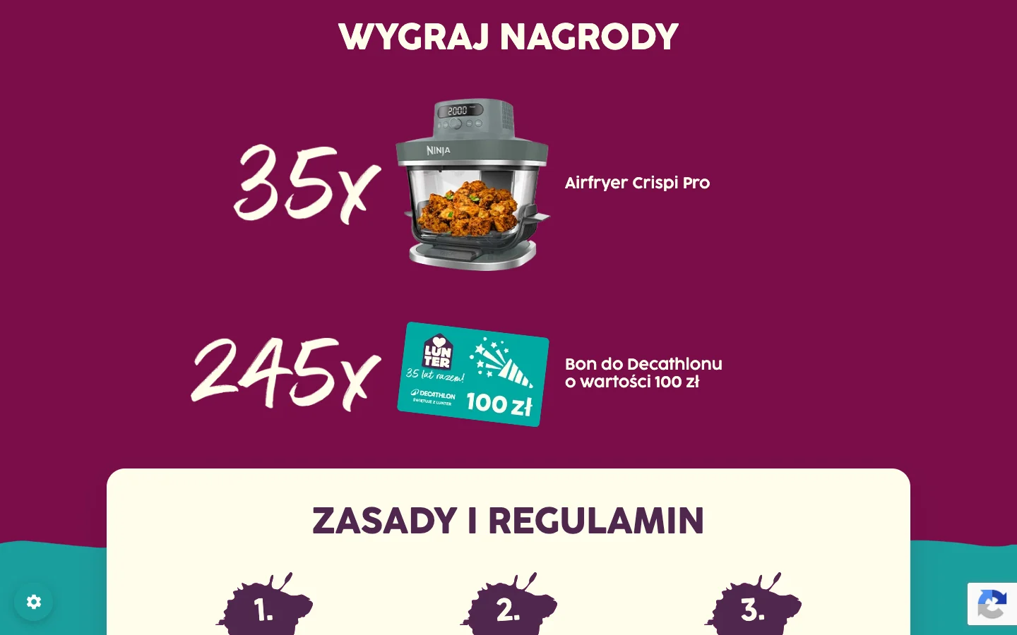 Lunter — prezentacja nagród w kampanii konkursowej