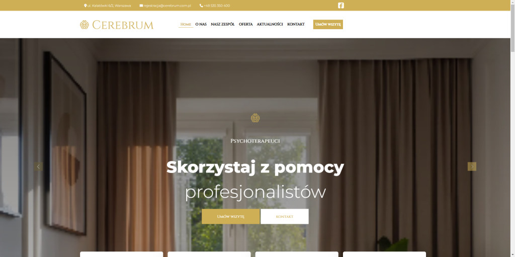 Website for the clinic