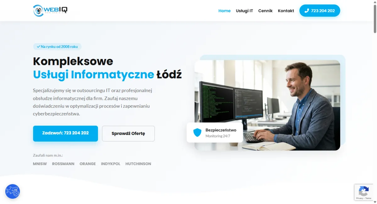 Strona www z CMS
