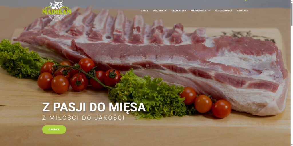 Website for a slaughterhouse
