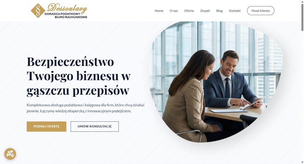 Strona www biura rachunkowego