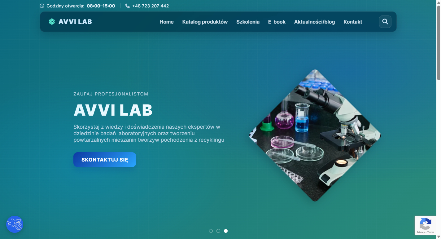 Strona dla laboratorium