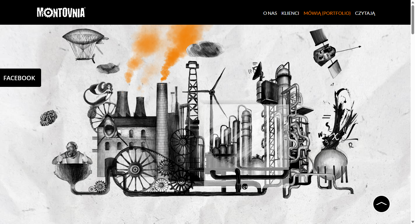 Strona www agencji reklamowej